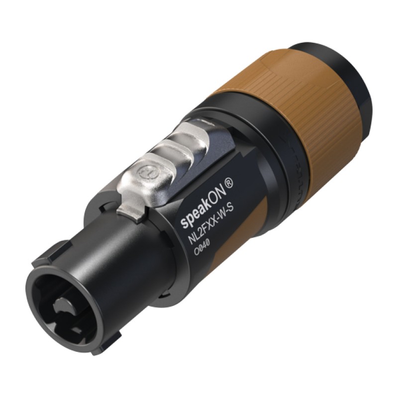 Neutrik NL2FXX-W-S - Neutrik Connecteur de câble speakON à 2 pôles, bo