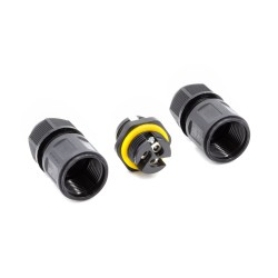 Hilec IpCon-M3S - 10 Conn IP68 Med 3 p à visser câble 4à11mm