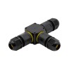 Hilec IpT-M3F - 2 T conn IP68 Med 3 pins fast connect câble 4à11mm