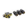 Hilec IpT-M3F - 2 T conn IP68 Med 3 pins fast connect câble 4à11mm