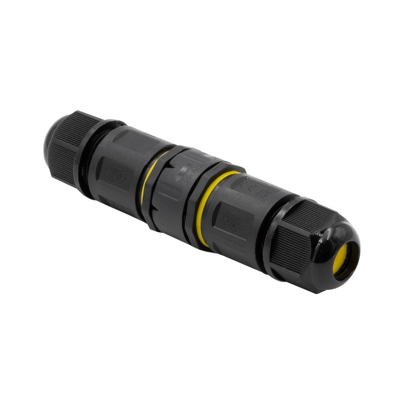 Hilec IpDuo-M3S - 10 Fiches M/F IP68 Med 3 p à visser câble 4à11mm