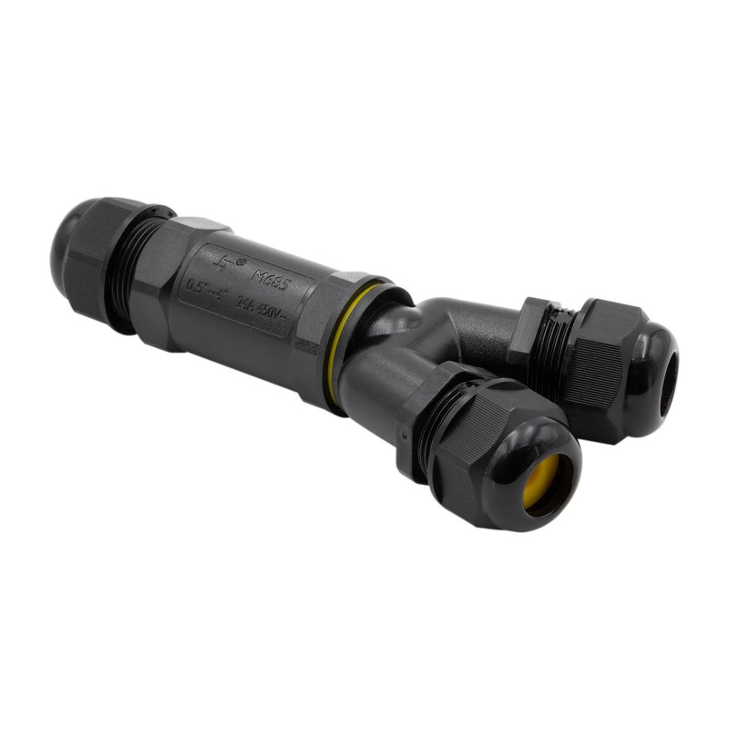 Hilec IpY-L5S - 2 Y IP68 Large 5 pins à visser câble de 4à14mm