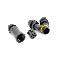 Hilec IpY-L5S - 2 Y IP68 Large 5 pins à visser câble de 4à14mm