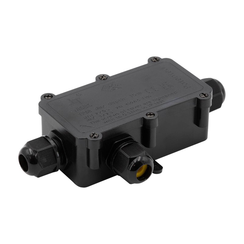 Hilec IpBox-M3 - Boîte étanche IP68 Medium 3 voies câble de 4à11mm