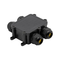 Hilec IpBox-L4 - Boîte étanche IP68 Large 4 voies - câble 4à14mm