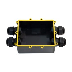 Hilec IpBox-P4 - Boîte étanche IP68 Large 4 voies - câble 4à14mm