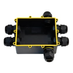 Hilec IpBox-P6 - Boîte étanche IP68 Large 6 voies - câble 4à14mm