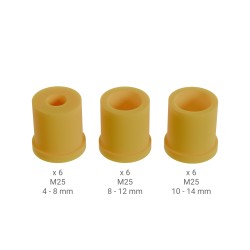 Hilec IpBox-P6 - Boîte étanche IP68 Large 6 voies - câble 4à14mm