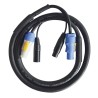 Hilec CPCDMXLINK-1 - Cordon hybride POWERCON 3G1.5mm² / XLR - 1m