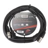 Hilec COMBI CABLE IEC/XLR 3M - Power IEC + 3pin DMX cable 3m