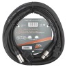 Hilec COMBI CABLE IEC/XLR 5M - Power IEC + 3pin DMX cable 5m