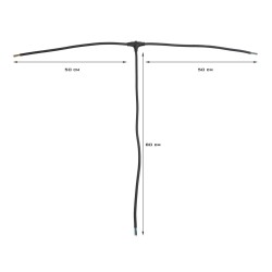 Hilec T-SPLIT POWER CABLE - Câble d'alimentation flexible en caoutchou
