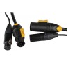 Hilec TRUE1/XLR-5P COMBI CABLE 10M - Câble DMX + POWER 3x1.5mm² avec c
