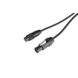 Hilec PCT1-HYBRID-XLR3-1M5 - Câble DMX + Power pour l'extérieur avec c