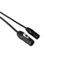 Hilec PCT1-HYBRID-XLR5-1M5 - Câble DMX + Power pour l'extérieur avec c