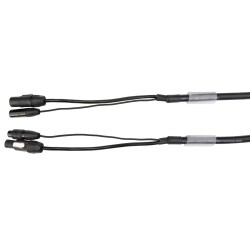 Hilec PCT1-COMBI-XLR5-1M5 - Câble IP65 avec connecteurs Seetronic XLR 