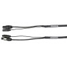 Hilec PCT1-COMBI-XLR5-1M5 - Câble IP65 avec connecteurs Seetronic XLR 