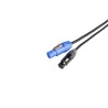Hilec PC-HYBRID-XLR3-1M5 - Câble avec connecteurs Seetronic XLR 3 broc