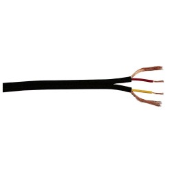 Tasker C118 Black - TASKER Stereo audio cable, round: 2x0,14mm², black