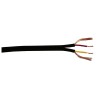 Tasker C118 Black - TASKER Stereo audio cable, round: 2x0,14mm², black