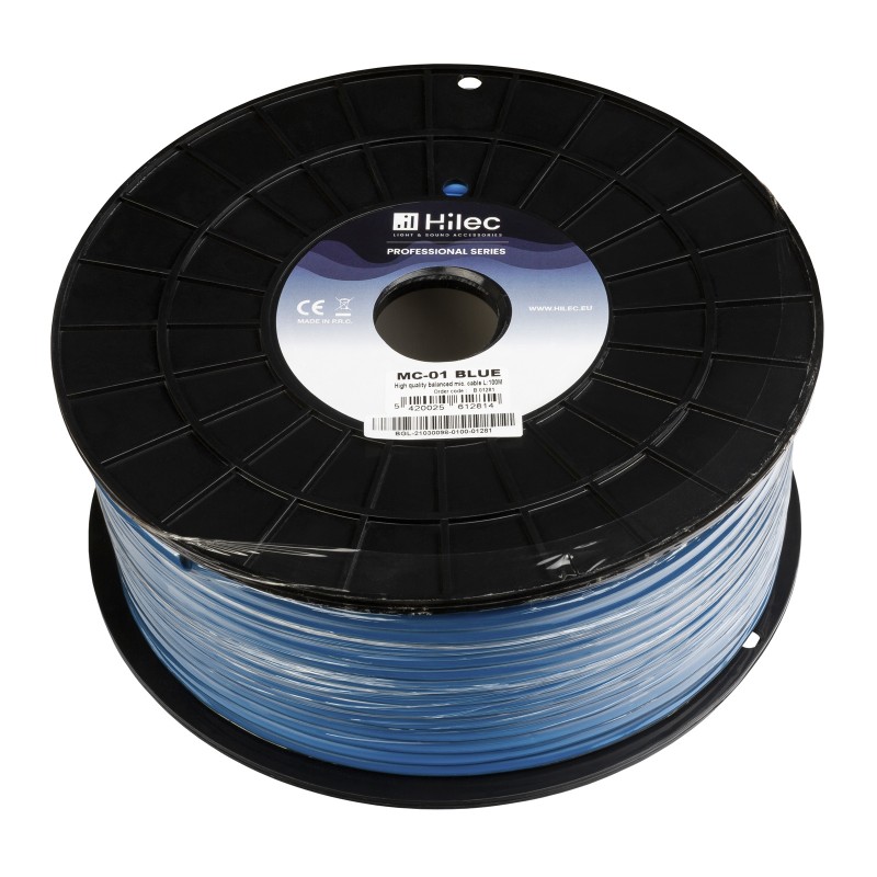 Hilec MC-01 Blue - Câble micro symétrique de très bonne qualité - 100m