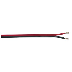 Tasker C102 (2x1.50 r/z) - TASKER Speaker cable, flat: 2x1.50mm², red/