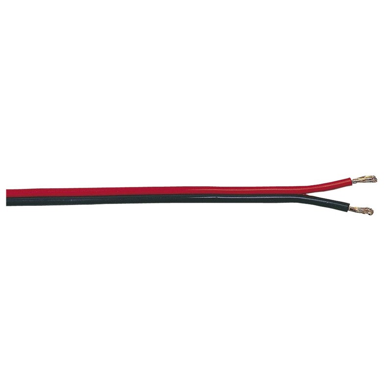 Tasker C102 (2x2.50 r/z) - TASKER Speaker cable, flat: 2x2.50mm², red/