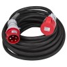 Hilec CEE-CABLE-32A-5G6-20M - Câble de rallonge CEE à 5 pôles, 5G6, lo