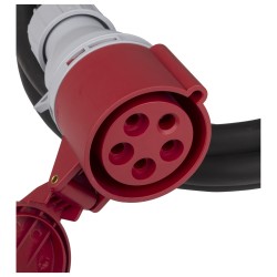 Hilec CEE-CABLE-32A-5G6-20M - Câble de rallonge CEE à 5 pôles, 5G6, lo