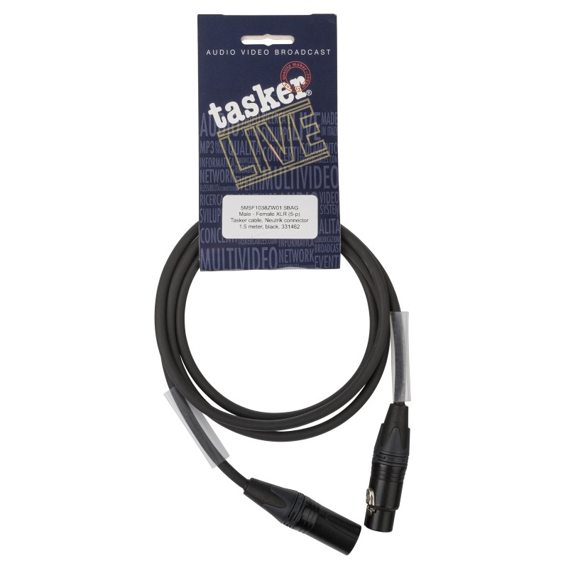 Tasker PRE-5M5F1038ZW1,5 (BAG) - Câble de signal DMX symétrique TASKER