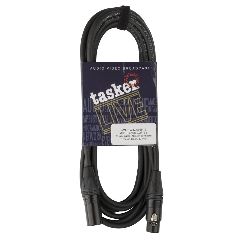 Tasker PRE-5M5F1038ZW05 (BAG) - Câble de signal DMX symétrique TASKER,