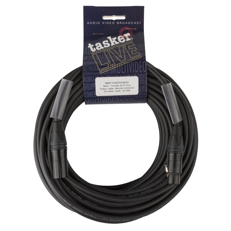 Tasker PRE-5M5F1038ZW20 (BAG) - Câble de signal DMX symétrique TASKER,