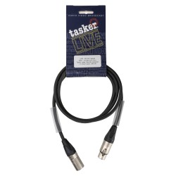 Tasker PRE-DPR-RF3301.5BLACK - MF128ZW1,5 - Câble de signal DMX symétr