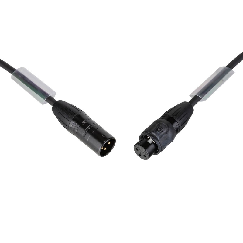 Hilec DMX-3PMF-1M5 - EURO PRO-SERIES : Câble DMX/AES assemblé avec con
