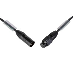 Hilec DMX-3PMF-3M - EURO PRO-SERIES : Câble DMX/AES assemblé avec conn