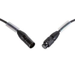 Hilec DMX-5PMF-3M - EURO PRO-SERIES : Câble DMX/AES assemblé avec conn