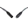 Hilec DMX-5PMF-3M - EURO PRO-SERIES : Câble DMX/AES assemblé avec conn