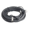 Hilec CDUO-20 - Cordon hybride son VDE/CEE - XLR mâl/XLR fem- 20m