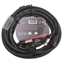 Hilec AUDIO COMBI CABLE IEC/XLR-20M - Combicable with IEC power and 3p