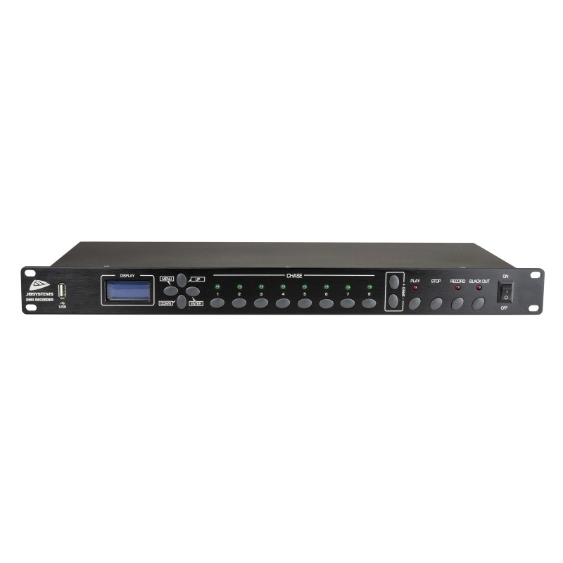 JB Systems DMX RECORDER - Enregistreur DMX ergonomique pour une lectur