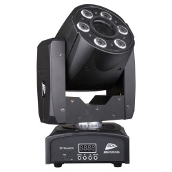 JB Systems STRIKER - Une lyre à LED spot (10°-30W-blanc) et wash (6 x 