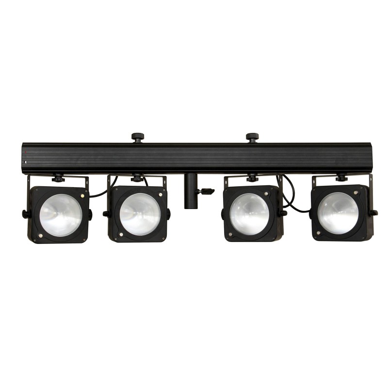 JB Systems COB-4BAR - Powered 4bar: 4xCOB RGB 36W + IR + incl. case