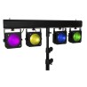 JB Systems COB-4BAR - Powered 4bar: 4xCOB RGB 36W + IR + incl. case