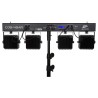 JB Systems COB-4BAR - Powered 4bar: 4xCOB RGB 36W + IR + incl. case