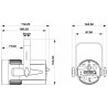 Briteq BEAMSPOT1-TRIAC NW - Ce projecteur BLANC 15 W compact et élégan