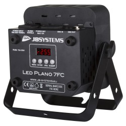 JB Systems LED PLANO 7FC-BLACK - Un projecteur LED extrêmement compact