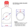 Briteq BT-PROFILE GOBO HOLDER - Porte-gobos pour BT-PROFILE 6C20
