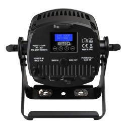 Briteq BT-COLORAY 120R - Projecteur IP65, élégant, équipé d’une LED RG