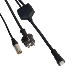 Contest VC-ADAPT - Cordon adapt 1x Shuko+XLR IN - 1x Hybrid OUT IP67