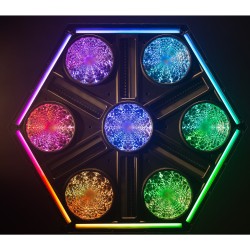 Briteq BTX-SKYRAN - Impressionnant projecteur hexagonal à effets multi